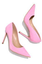 Load image into Gallery viewer, Pink Slip On Heel 

