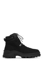 Load image into Gallery viewer, Mollie Lace Up Combat Boots - Black
