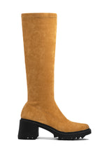 Load image into Gallery viewer, tan faux suede boot 
