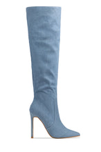 Load image into Gallery viewer, blue denim boot 
