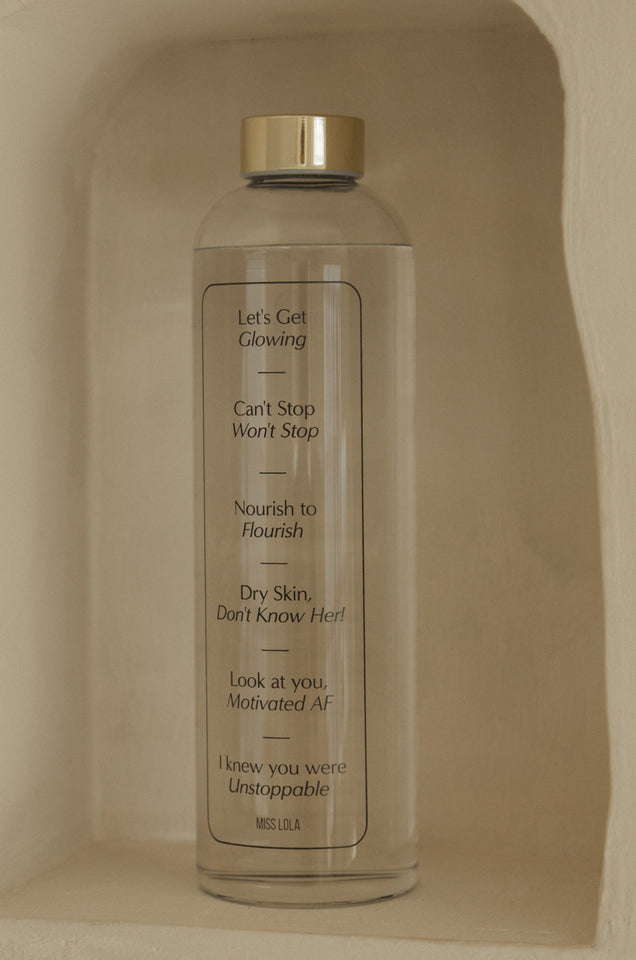 Load image into Gallery viewer, Motivated AF Glass Bottle
