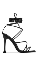 Load image into Gallery viewer, Sweet Talker Lace Up Strappy High Heels - Black
