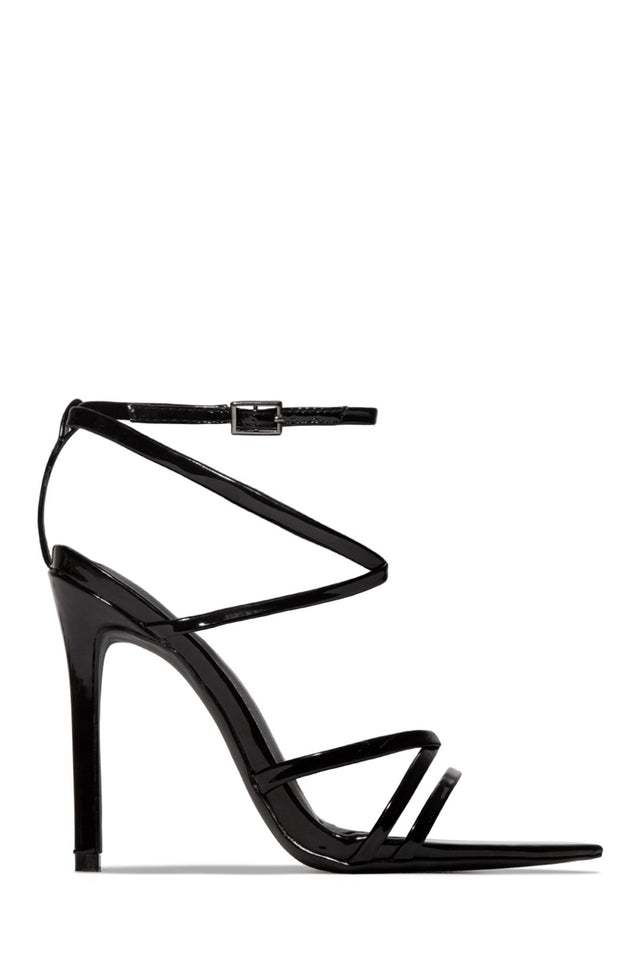 Load image into Gallery viewer, Polished Strappy High Heels - Gold
