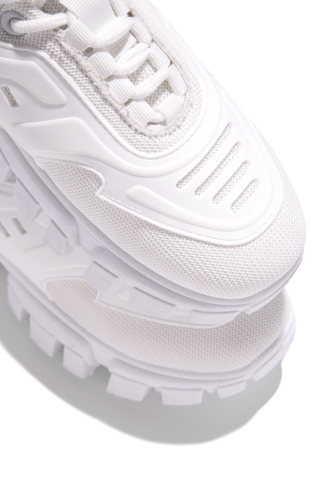 Load image into Gallery viewer, white lace up sneaker 
