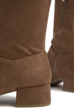 Load image into Gallery viewer, brow chunky heel boot 
