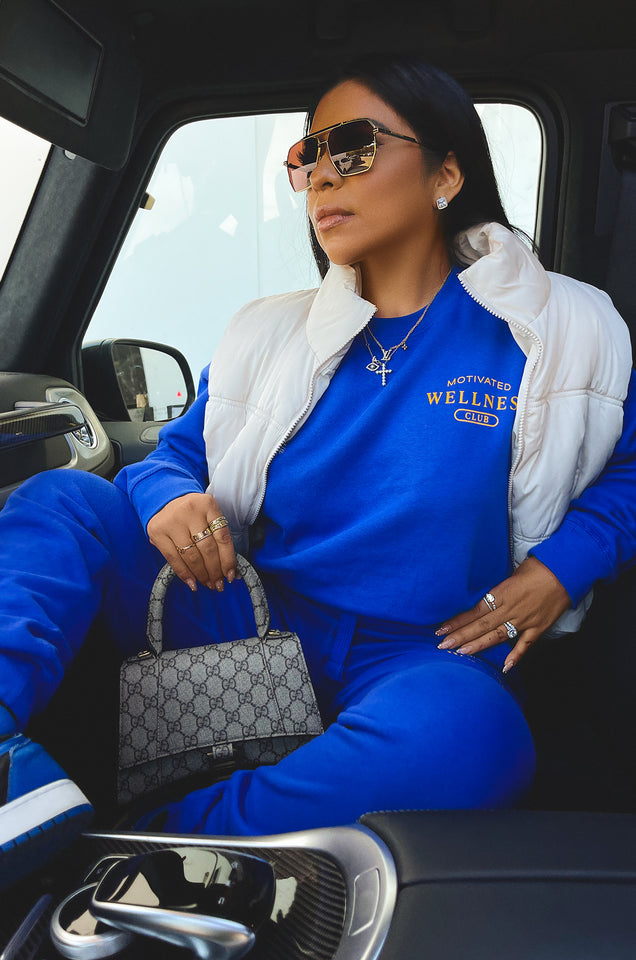 Load image into Gallery viewer, blue jogger set 
