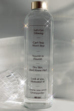 Load image into Gallery viewer, Motivated AF Glass Water Bottle
