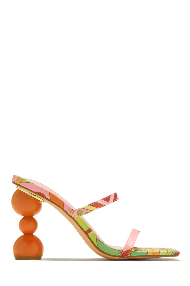 Load image into Gallery viewer, Multi Print Slip On Heel Mules
