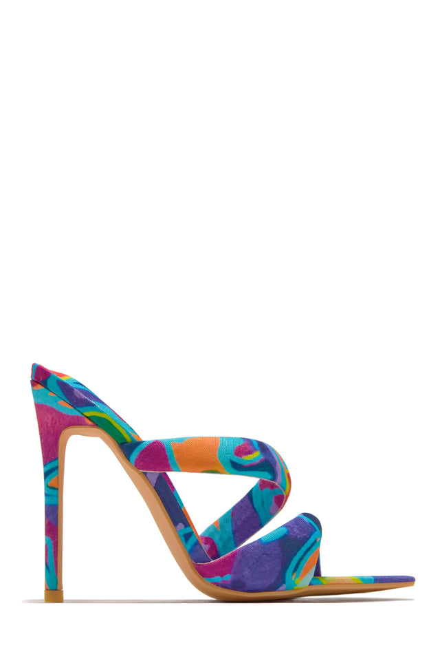 Load image into Gallery viewer, Multi-Print High Heel Mules
