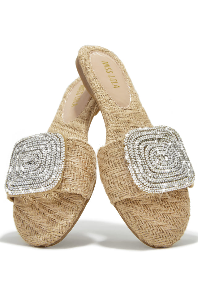 Load image into Gallery viewer, Natural Slip On Sandals
