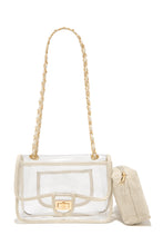 Load image into Gallery viewer, Natural Clear Crossbody Bag

