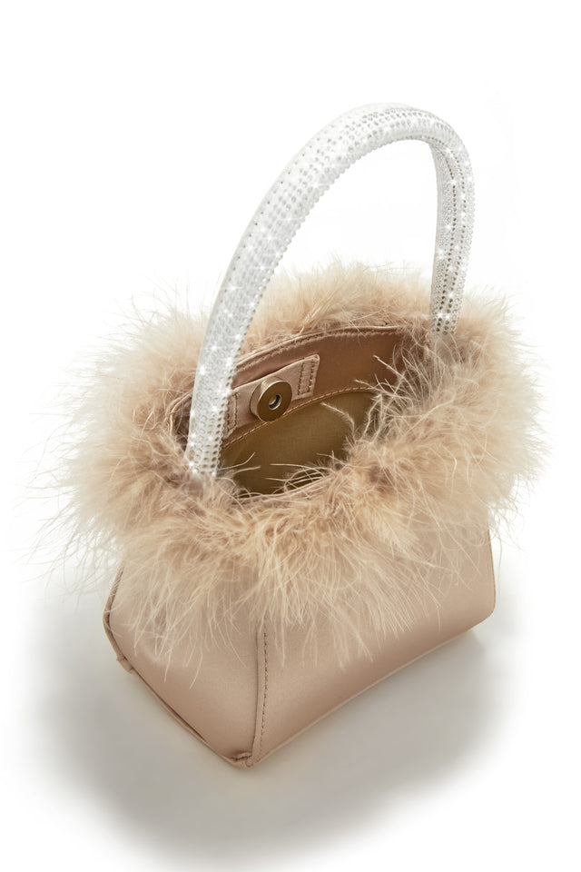 Load image into Gallery viewer, Bude Satin Bag with Embellished Top Handle
