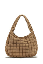 Load image into Gallery viewer, Large Puff Quilted Nude Bag
