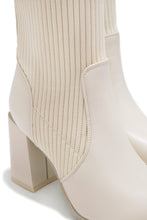 Load image into Gallery viewer, Nude Sock Detail Boot
