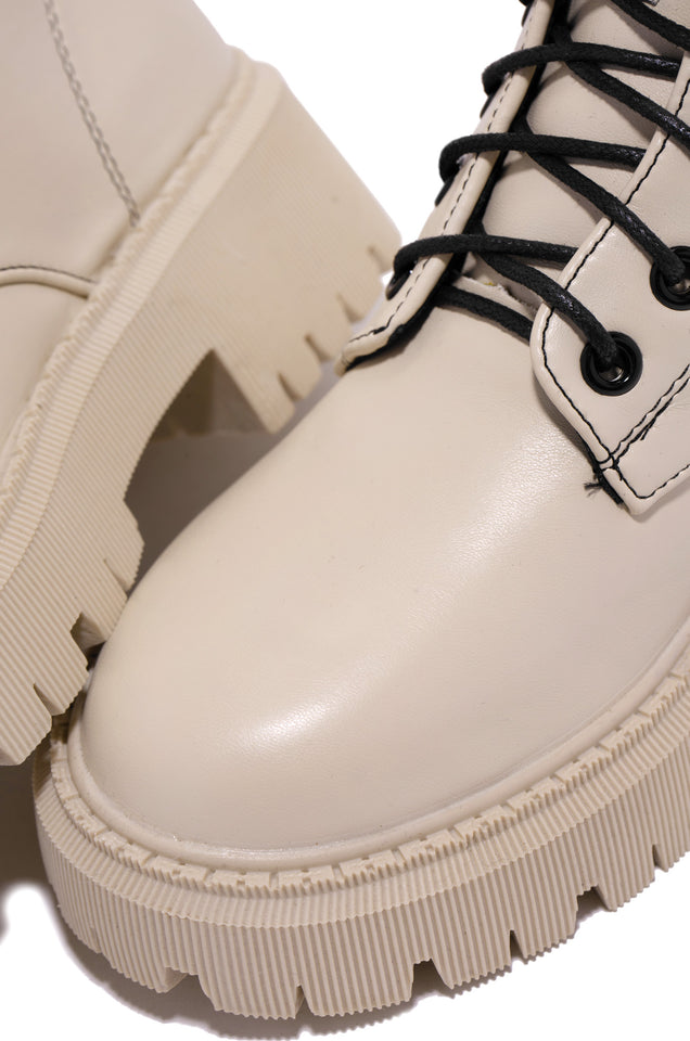 Load image into Gallery viewer, Nude Close Toe Boots 
