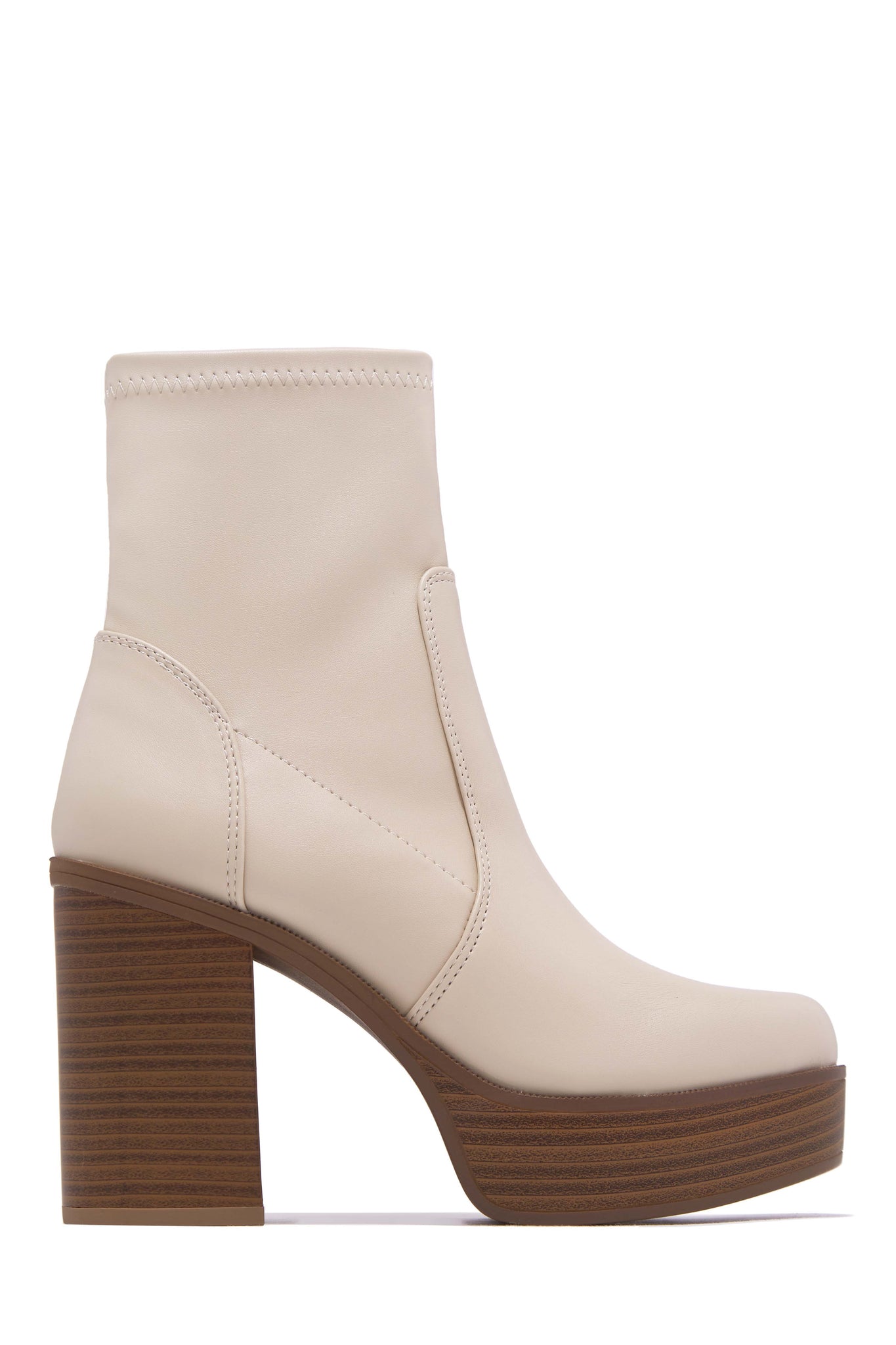 Platform ankle boots chunky heel on sale