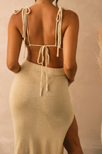 Load image into Gallery viewer, Nude Open Back Cutout Dress
