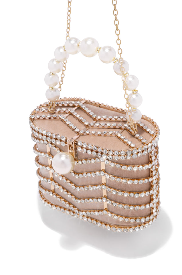 Load image into Gallery viewer, Nude Bag With Embellished Details 
