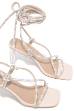 Load image into Gallery viewer, Nude Embellished Heels
