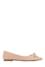 Load image into Gallery viewer, Nude Patent Flats
