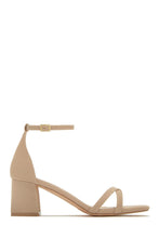 Load image into Gallery viewer, Nude Single Sole Chunky Heels
