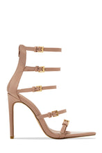Load image into Gallery viewer, Milani Single Sole Multi Strap High Heels - Gold
