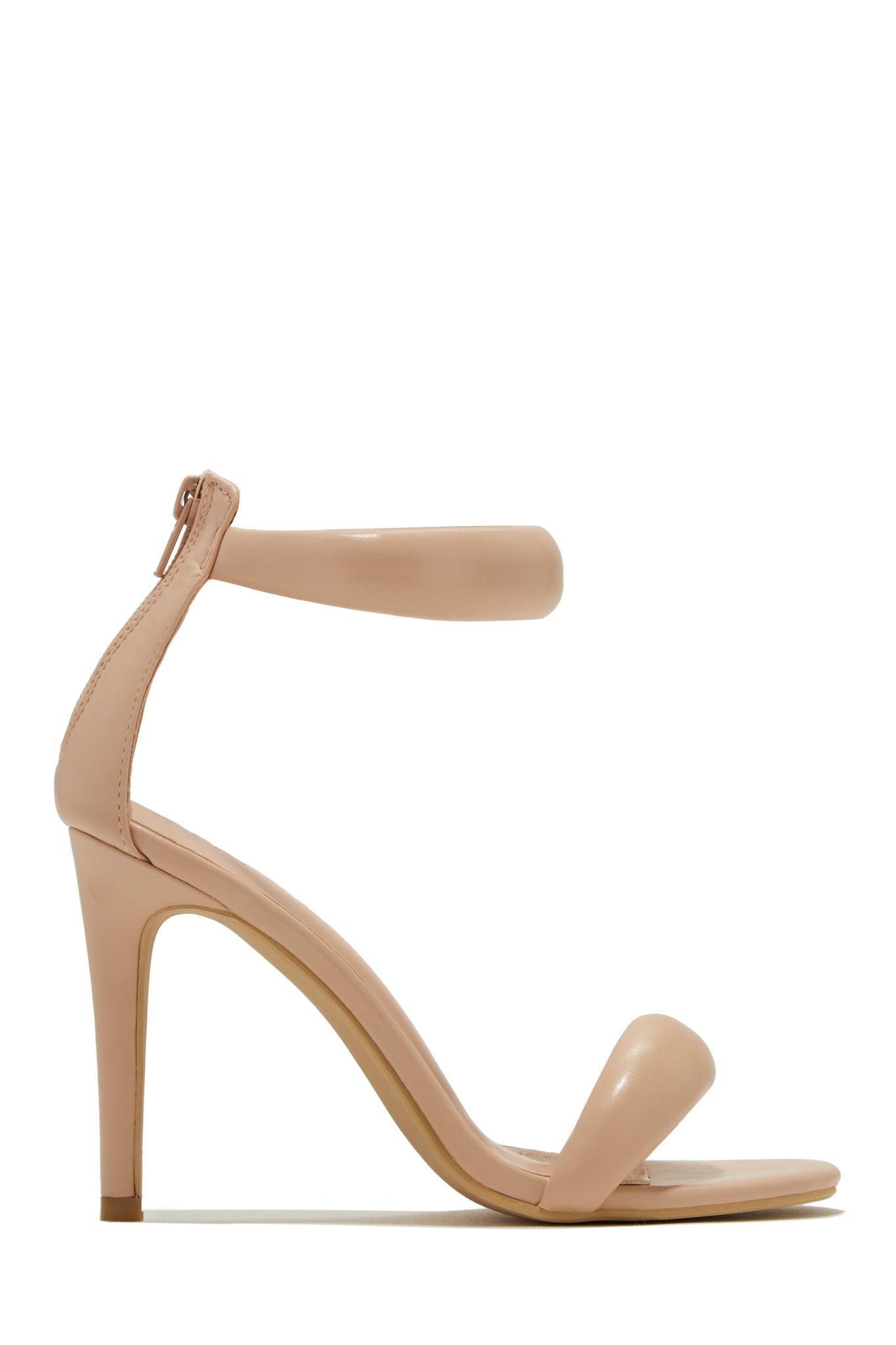 Nude one strap heel clearance