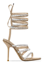 Load image into Gallery viewer, Nude Embellished Single Sole Heels 
