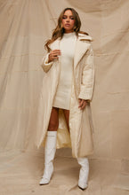 Load image into Gallery viewer, Cream Long Coat
