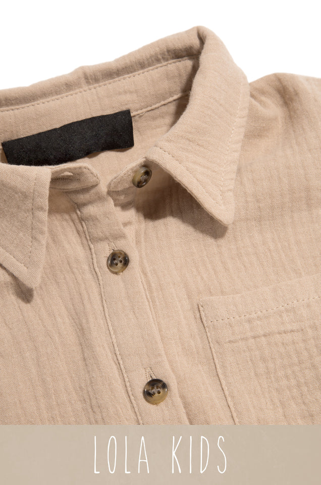Load image into Gallery viewer, Children&#39;s Collar Nude Top
