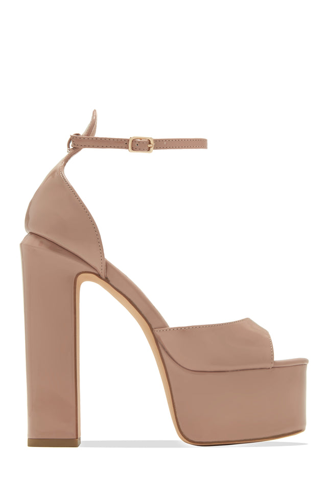 Load image into Gallery viewer, Nude platform Heels
