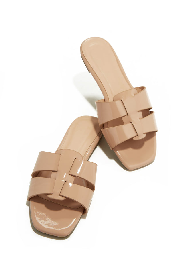Load image into Gallery viewer, Nude Slide Sandals
