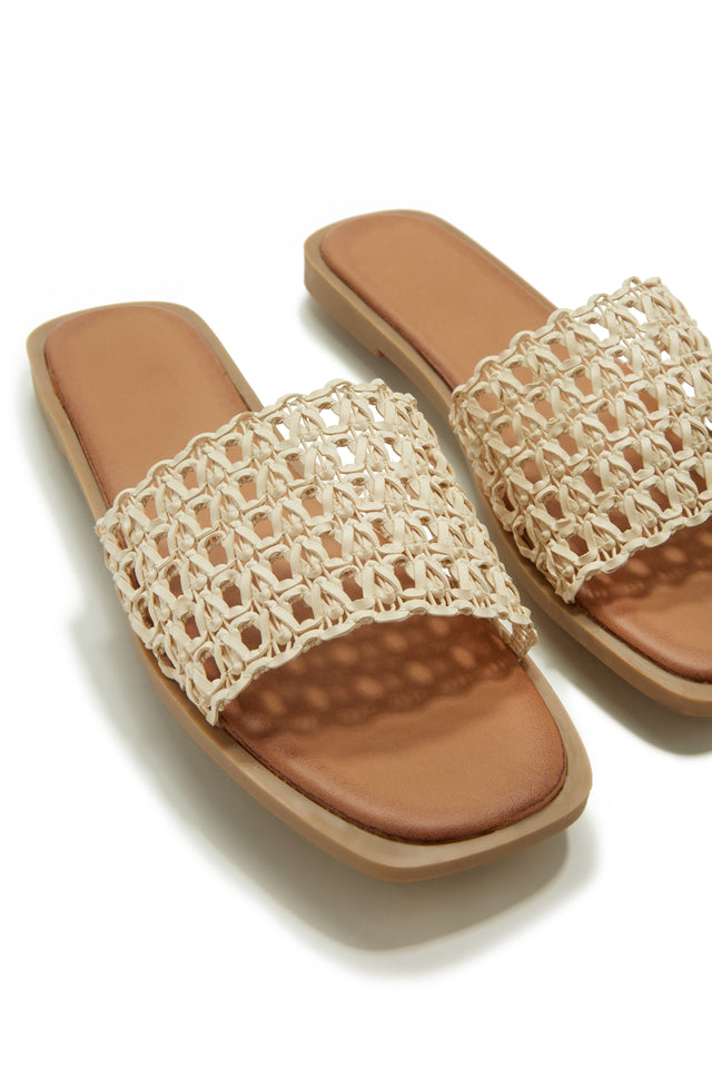 Load image into Gallery viewer, Nude Slip On Sandals
