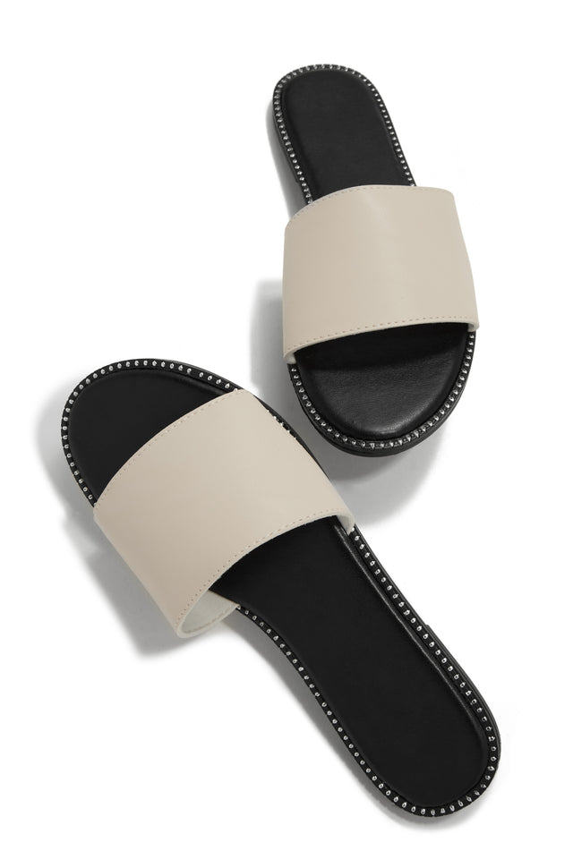 Load image into Gallery viewer, Nude Slide Sandals

