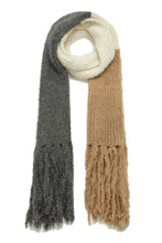 Load image into Gallery viewer, Grey, Nude, and Ivory Scarf
