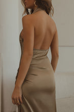 Load image into Gallery viewer, nude open back dress 
