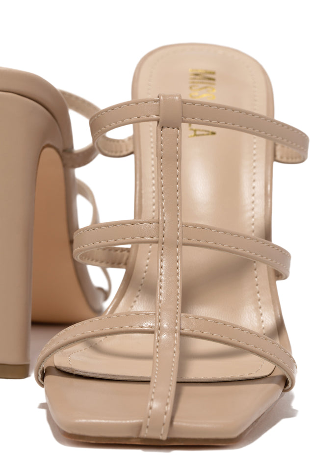 Load image into Gallery viewer, Nude Caged Heel
