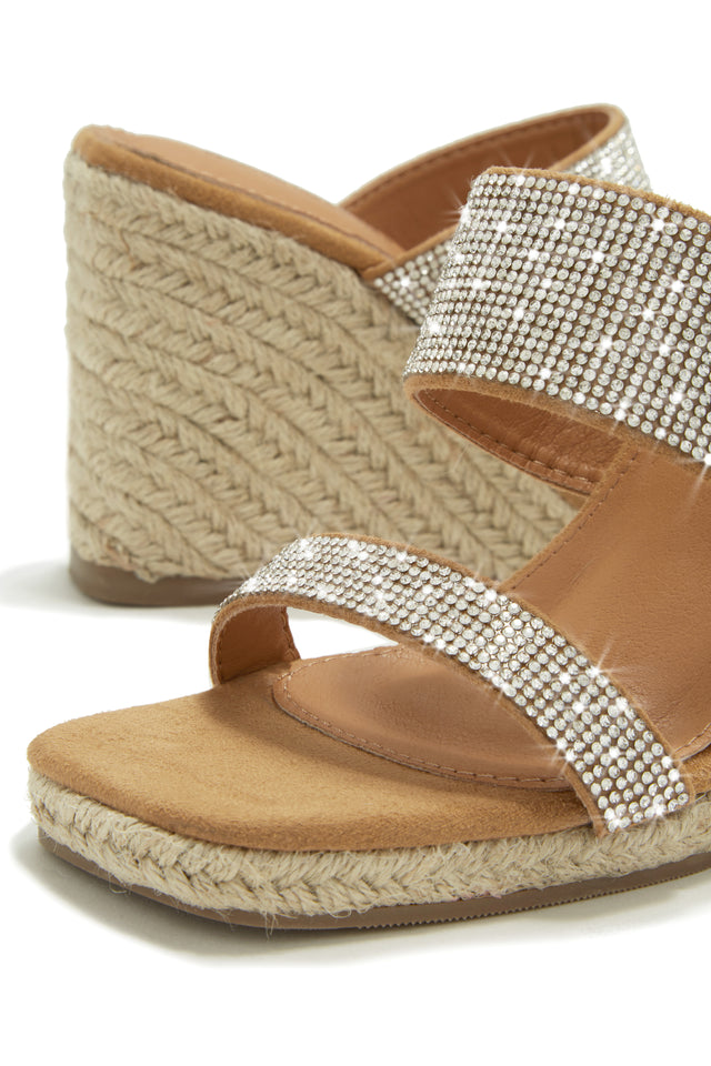 Load image into Gallery viewer, Embellished Strap Mule Heels
