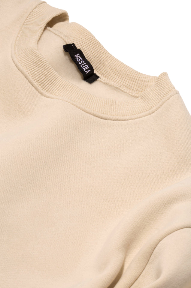 Load image into Gallery viewer, Cream Adult Unisex Sweater
