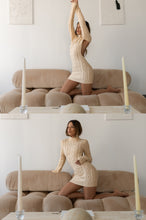 Load image into Gallery viewer, Cream Long Sleeve Dress
