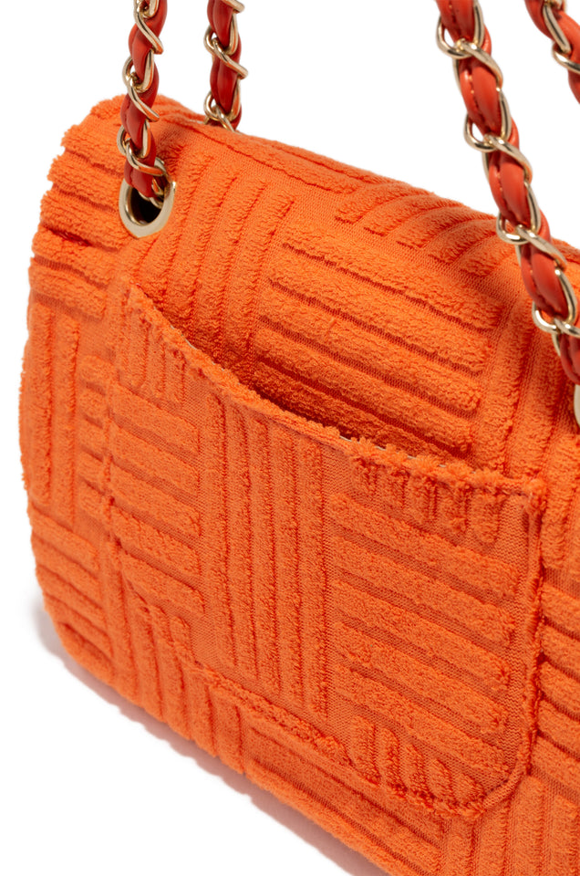 Load image into Gallery viewer, Orange Bag With Bag Pocket 
