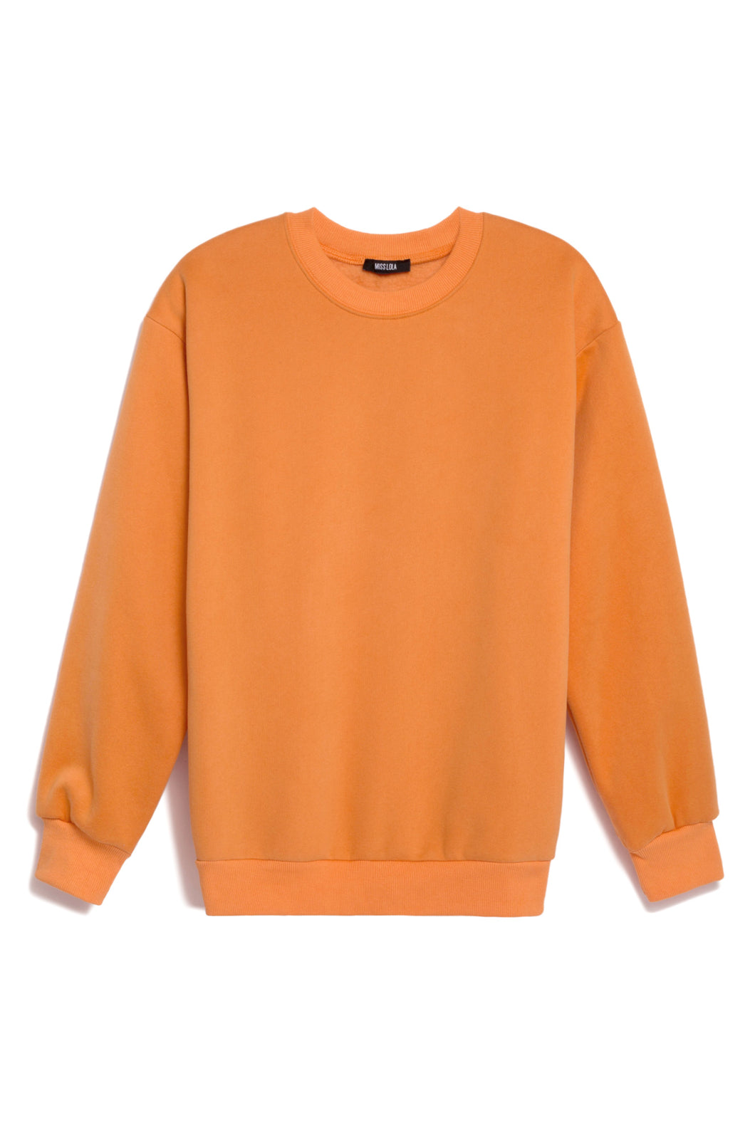 Cozy Feels Adult Crewneck Sweater - Orange