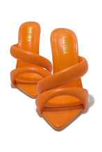 Load image into Gallery viewer, Orange Slip On Heels
