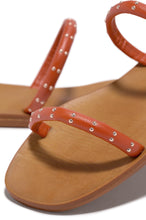 Load image into Gallery viewer, Orange Slip On Sandals
