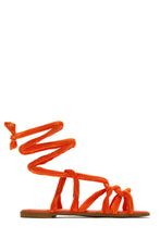 Load image into Gallery viewer, Bora Bora Lace Up Sandals - Orange
