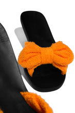 Load image into Gallery viewer, Orange Bow Sandals 
