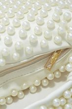 Load image into Gallery viewer, White Beaded Pearl Bag
