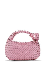 Load image into Gallery viewer, Pink Woven Handbag
