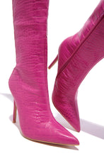 Load image into Gallery viewer, Pink Pointed Toe Boots 

