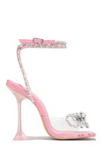 Load image into Gallery viewer, Pink High Heels with Embellished Detailing
